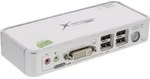 INLINE KVM Switch, DVI, 2-fach, USB (4-fach), mit Audio