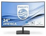 PHILIPS E-line 241E1SCA, 23.6" 1920x1080, 4ms, VA, 75 Herz, Audio 2x3W, VGA, HDMI,
