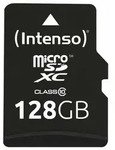 INTENSO Micro SDXC Karte 128GB Class10 mit Adapter