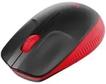 LOGITECH M190 Full-Size Wireless Mouse rot, USB (910-005908)