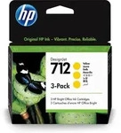 HP Tinte 712 gelb, 3er-Pack