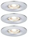 PAULMANN LED Einbauleuchte Nova Mini Coin Basisset starr IP44 rund 65mm Coin 3x4W