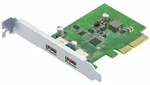 QNAP Dual-port USB3.2 Gen 2 PCIe expansion card