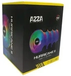 AZZA Hurricane II Digital RGB, LED-Steuerung, Fernbedienung, 120mm, 4er-Pack