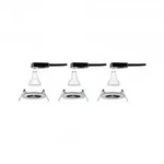 PAULMANN EBL Set Nova rd starr LED IP44 3-stepdim 3x6,5W 230V GU10 51mm Eisen geb/Alu