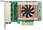 QNAP Quad port 2.5GbE 4-speed Network card for PC/Server or NAS with a PCIe slot