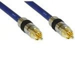 INLINE Cinch Kabel VIDEO & digital AUDIO, 1xCinch St/St, 1m, vergoldete Stecker,