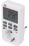 BRENNENSTUHL Comfort-Line digitale Wochenzeitschaltuhr, IP20, wei&szlig;
