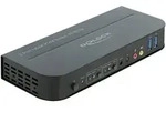 DELOCK 4K 60Hz HDMI/USB KVM-Switch, 2-port, 2x Klinke