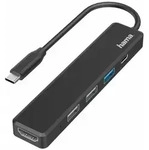 HAMA USB-C-Multiport, 5 Ports, 3x USB-A, USB-C, HDMI