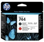 HP Druckkopf Nr 744 schwarz matt/rot