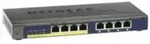 NETGEAR ProSAFE Plus GS100 Desktop Gigabit Smart Switch, 8x RJ-45, 123W PoE+