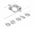 PAULMANN CorDuo LED Seilsystem MacLED Basisset 5x250lm 5x4,5W 3000K 230/12V Chrom