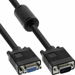 INLINE S-VGA Verl&iuml;&iquest;1&frasl;2ngerung, 15pol HD Stecker / Buchse