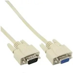 INLINE VGA Verl&auml;ngerung, 15pol HD Stecker / Buchse, 1m