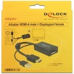 DELOCK Adapterkabel HDMI-A Stecker > Displayport 1.2 Buchse