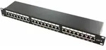 LOGILINK NP0061 Patchpanel 19" schwarz, 24-Port, CAT 6a