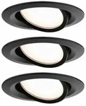 PAULMANN LED Einbauleuchte Nova Plus Coin Basisset schwenkbar 84mm 50&deg; Coin 3x6W