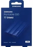SAMSUNG Portable SSD T7 Shield blau 2TB, USB-C 3.1