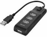 HAMA USB-Hub, 4x USB-A 2.0, USB-A 2.0