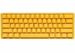 DUCKY One 3 Yellow Mini PBT, LEDs RGB, MX SILENT RGB RED hot-swap, USB, DE