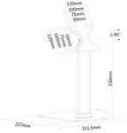 NEOMOUNTS BY NEWSTAR Flat Screen Desk Mount (stand)