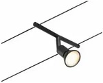 PAULMANN CorDuo Seilsystem Salt Einzelspot GU5,3 max. 10W 12V Schwarz matt Chrom