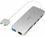 HAMA USB-C Hub Connect2Mac, silber, 2x USB-C 3.0 [Stecker]