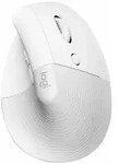 LOGITECH Lift for Mac Vertical Ergonomic Mouse White (right) Logi Bolt, USB/Bluetooth