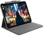 Logitech Slim Folio, KeyboardDock f&uuml;r iPad 10 2022, grau, US