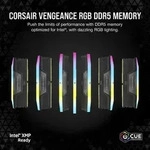 CORSAIR Vengeance RGB grau DIMM Kit 64GB, DDR5-6000, CL40-40-40-77, on-die ECC