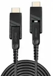 LINDY 100m Fibre Optic Hybrid Micro-HDMI 18G Kabel mit abnehmbaren HDMI- &
