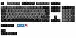 Sharkoon Skiller SAC20 PBT Double-Shot Keycap Set, 115 Tasten, schwarz/grau, DE