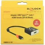 DELOCK Videoadapter, USB-C (Stecker) auf HDMI (Buchse)