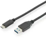 DIGITUS USB Typ C Verbindungskabel Typ C auf A St/St 1,0m