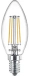 PHILIPS LED Classic E14 4W (40W) 470lm 2700K klar Kerz DUO