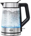SILVA-HOMELINE KL-G 2007 Wasserkocher, Glas, 1,7 L, 2200 W, inox