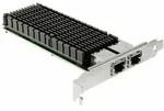 INTER-TECH ST-7214 LAN-Adapter, 2x RJ-45, PCIe 2.1 x8