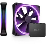 NZXT F Series F140 RGB DUO Twin Pack, Matte Black, schwarz, 2er-Pack, LED-Steuerung,