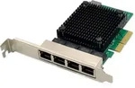 DIGITUS 4-Port RJ45 RTL8125B, 2,5 GBits Server NIC