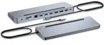 I-TEC Metal Ergonomic 3x 4K Display Docking Station, USB-C 3.0 [Stecker]