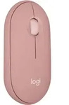 LOGITECH M350s Pebble Mouse 2 rosa, Logi Bolt, USB/Bluetooth