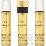 Chanel No 5 Geschenkset 3x 20ml - Eau de Parfum Refill 60 ml