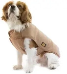 Fashion Dog Fleece-Hundemantel - Camel/Beige - 30 cm