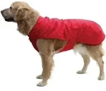 Fashion Dog Hunde-Regenmantel mit Fleecefutter - Rot - 27 cm