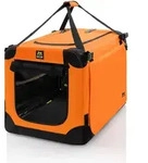 Maelson Soft Kennel Neon-Orange, 72 cm - faltbare Hunde-Transportbox