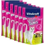 Vitakraft Katzensnack Cat Yums, Huhn & Katzengras - 9 x 40g