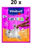 Vitakraft Katzensnack Cat-Stick mini Truthahn & Lamm - 60 x 6g