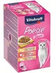 Vitakraft Katzenfutter Poesie Sauce, Multipack - 6 Schalen