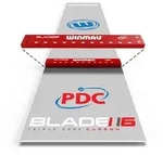 Winmau Clearzone PVC Dart Mat mit integrierten Oche